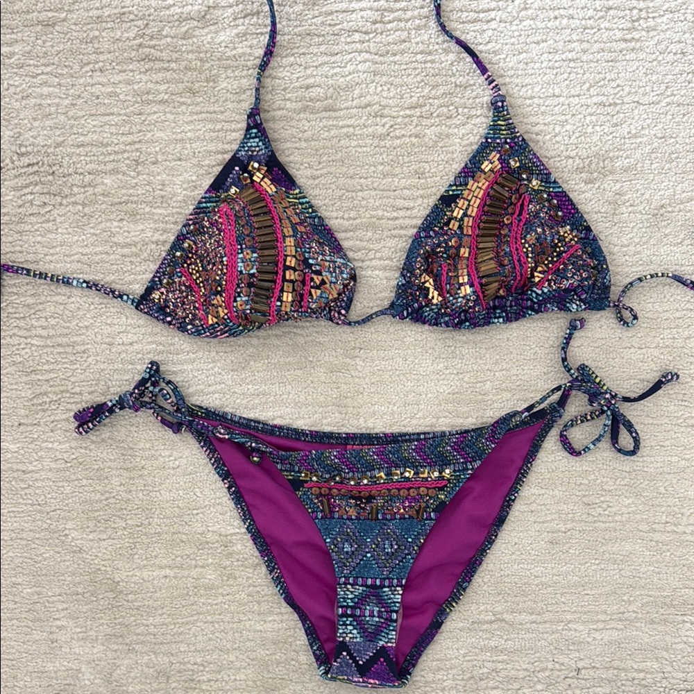 COPY - Colorful Patterned Bikini Set